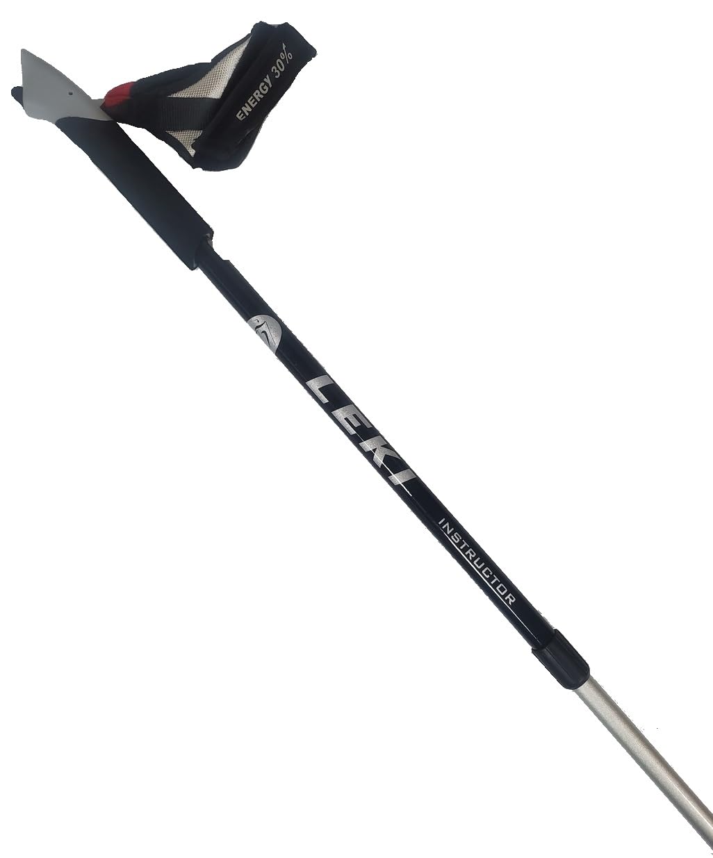 LEKI Nordic Walking Instructor poles featuring Trigger Energy+30 strap for adjustable support