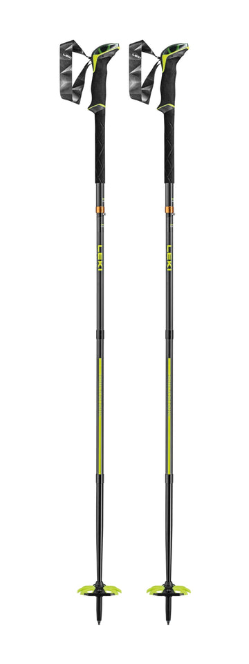 LEKI Sherpa FX.One Big Mountain Binding baskets enable walk mode on ski bindings.
