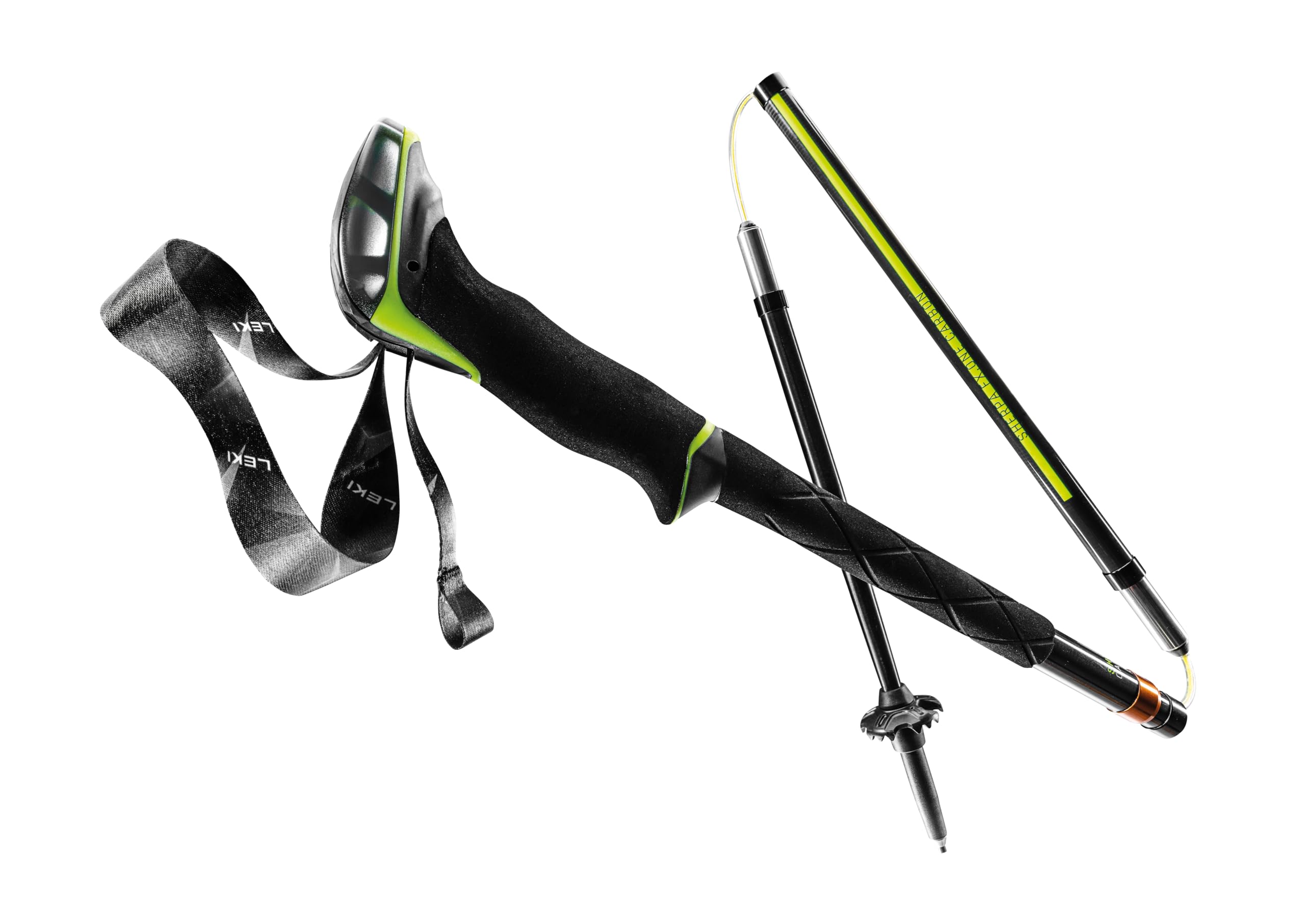 LEKI Sherpa FX.One adjustable length accommodates varied terrain