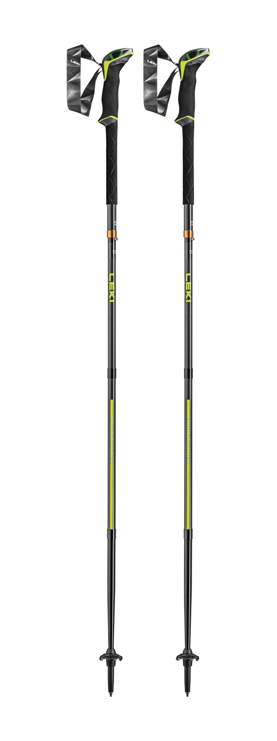 LEKI Sherpa FX.One carbon upper shaft provides lightweight performance on climbs