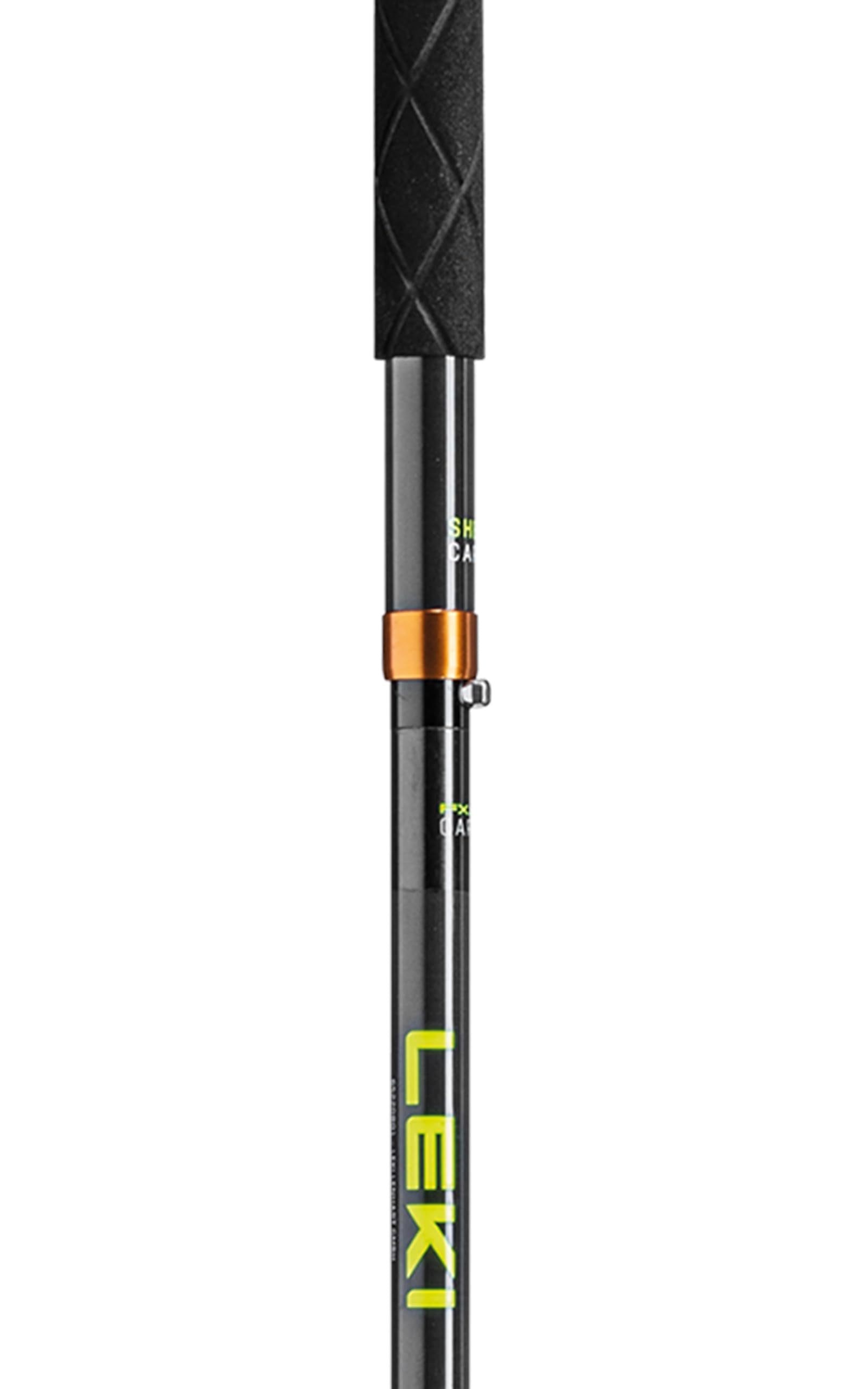 LEKI Sherpa FX.One packable 15-inch collapsed length fits a daypack