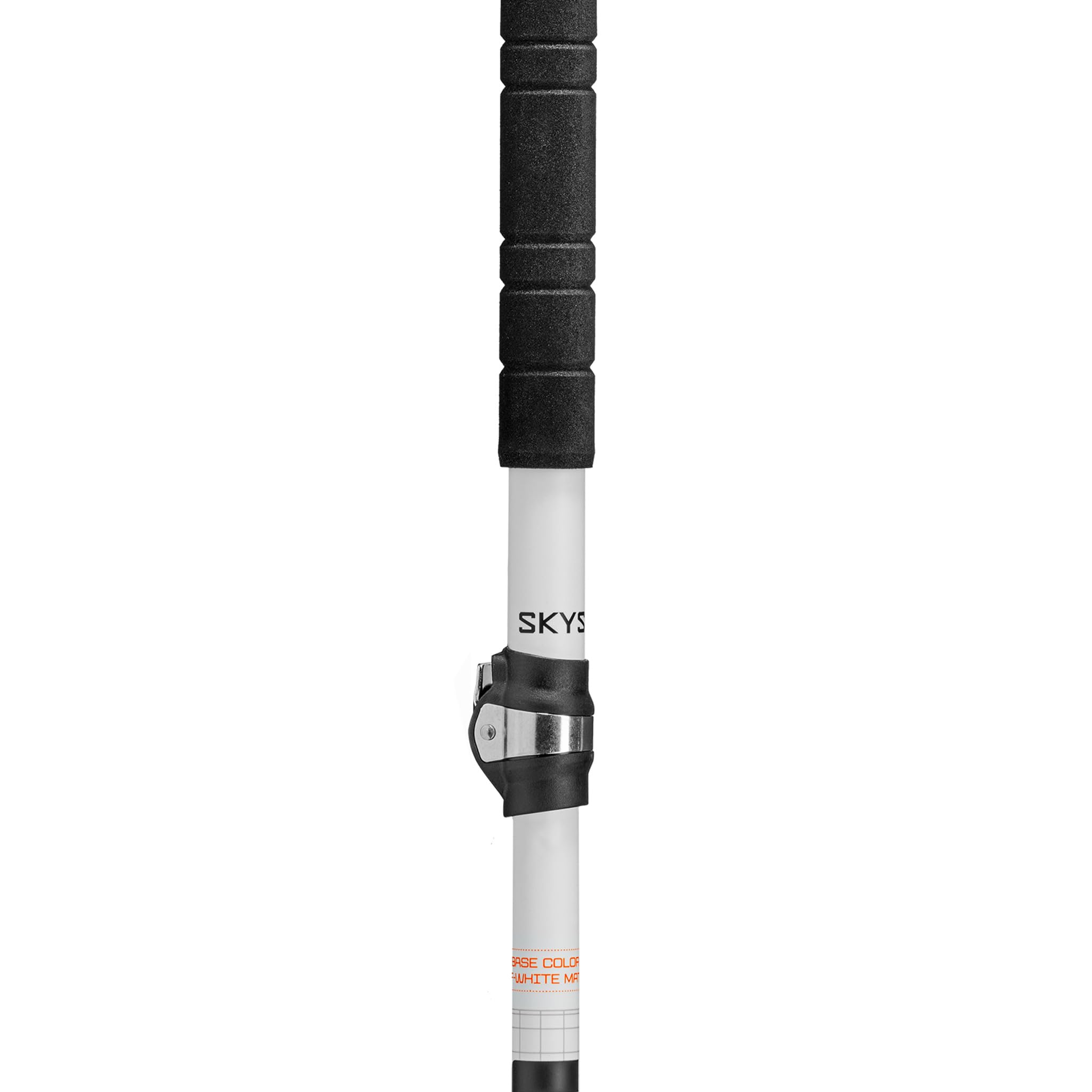 LEKI Skysolo carbon construction emphasizing rigidity and lightness.