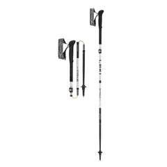 LEKI Skysolo FX.One carbon pole collapsed for backpack stowage.