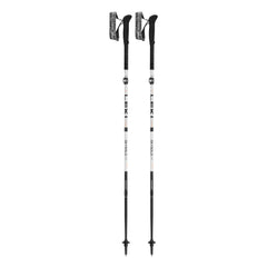 LEKI Skysolo FX.One carbon pole extended, showcasing tall climbing support.