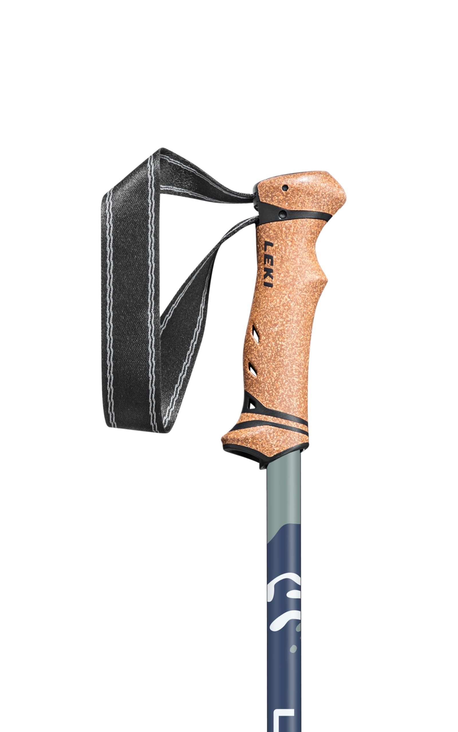 LEKI Spirit Lite all-aluminum construction highlights lightweight yet sturdy design.