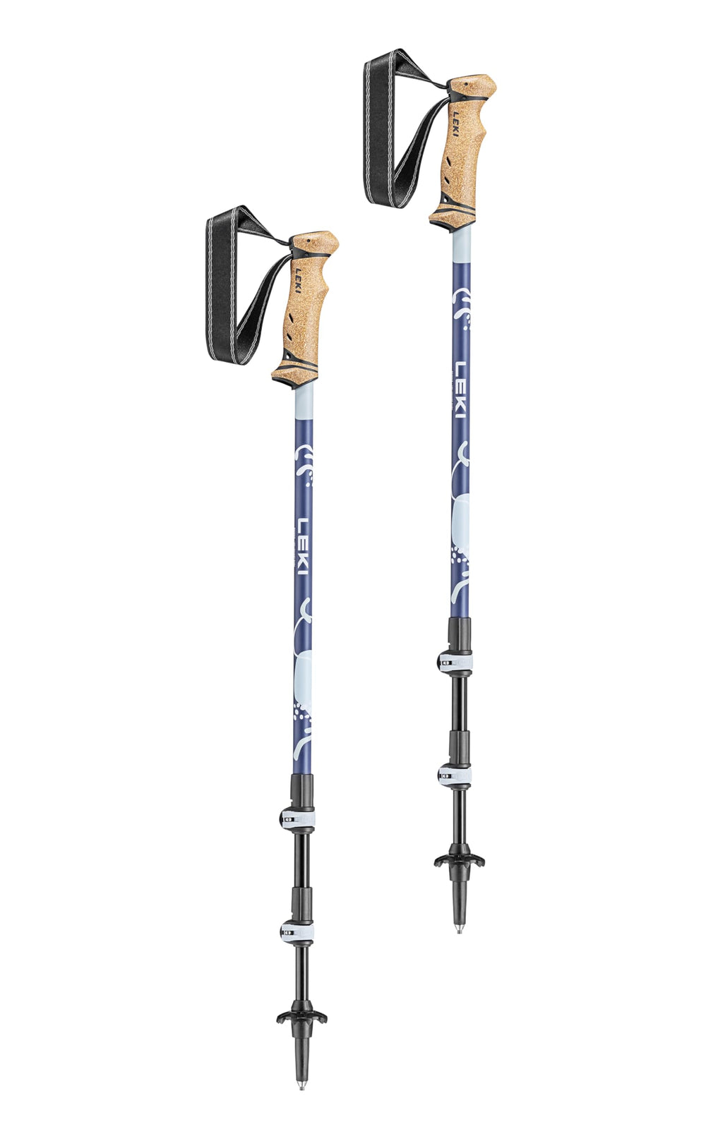 LEKI Spirit Lite dual speed lock enables quick length changes.