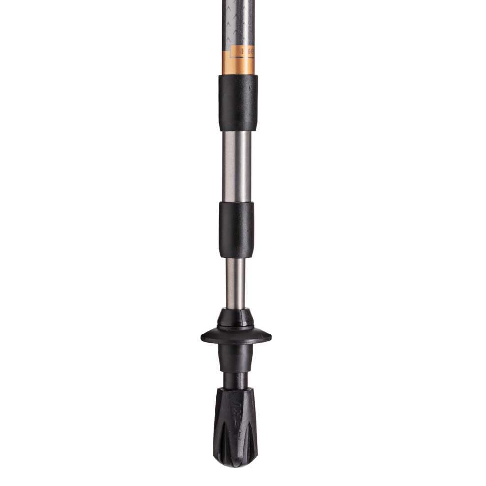 LEKI Super Micro Walking Pole weighs 456 g per pair, supporting light hiking sessions.