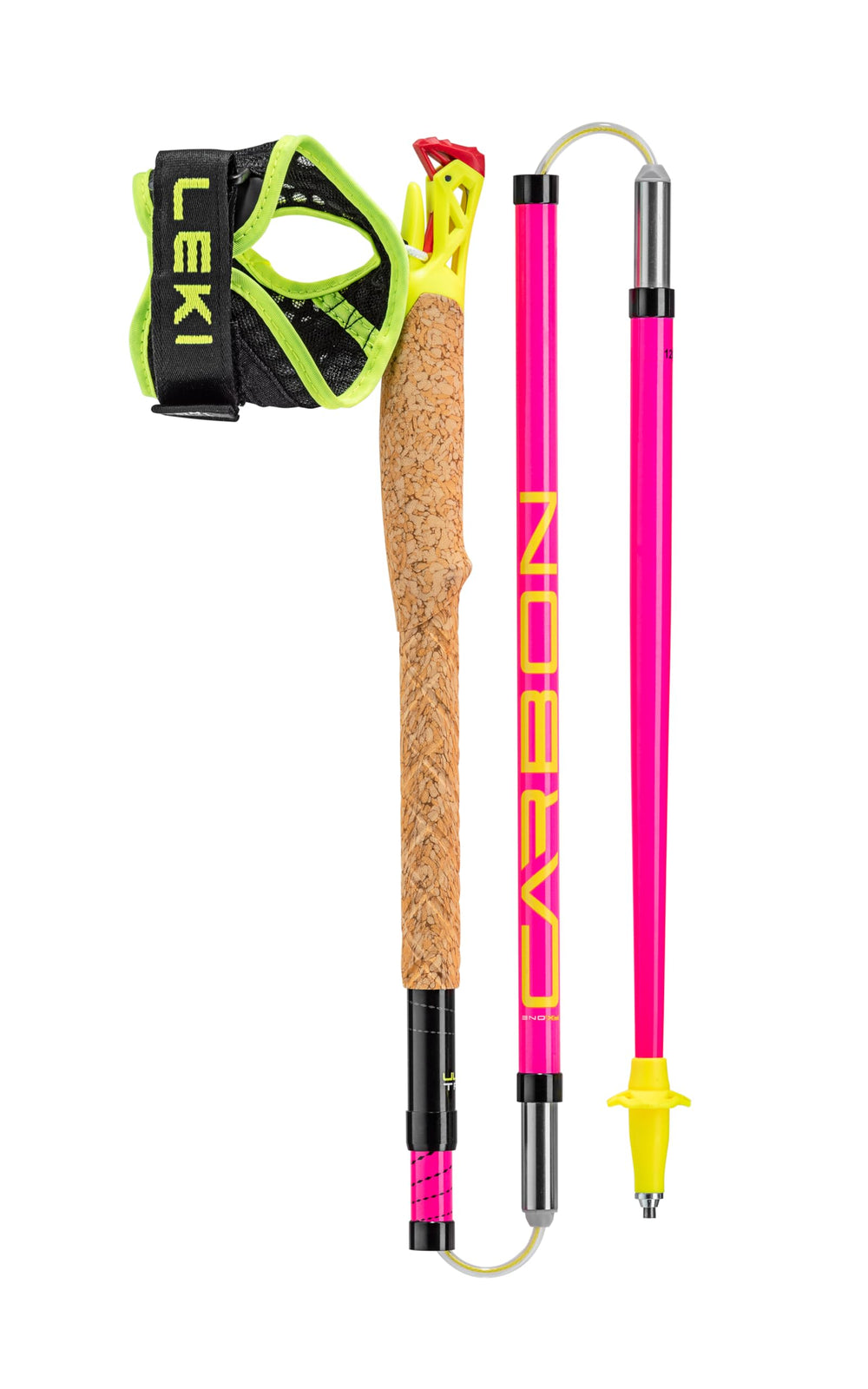 LEKI Ultratrail FX.One detachable strap enables quick transitions on rugged trails.