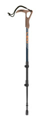 LEKI Wanderfreund High Fives pole extended for versatile trekking on varied terrain.