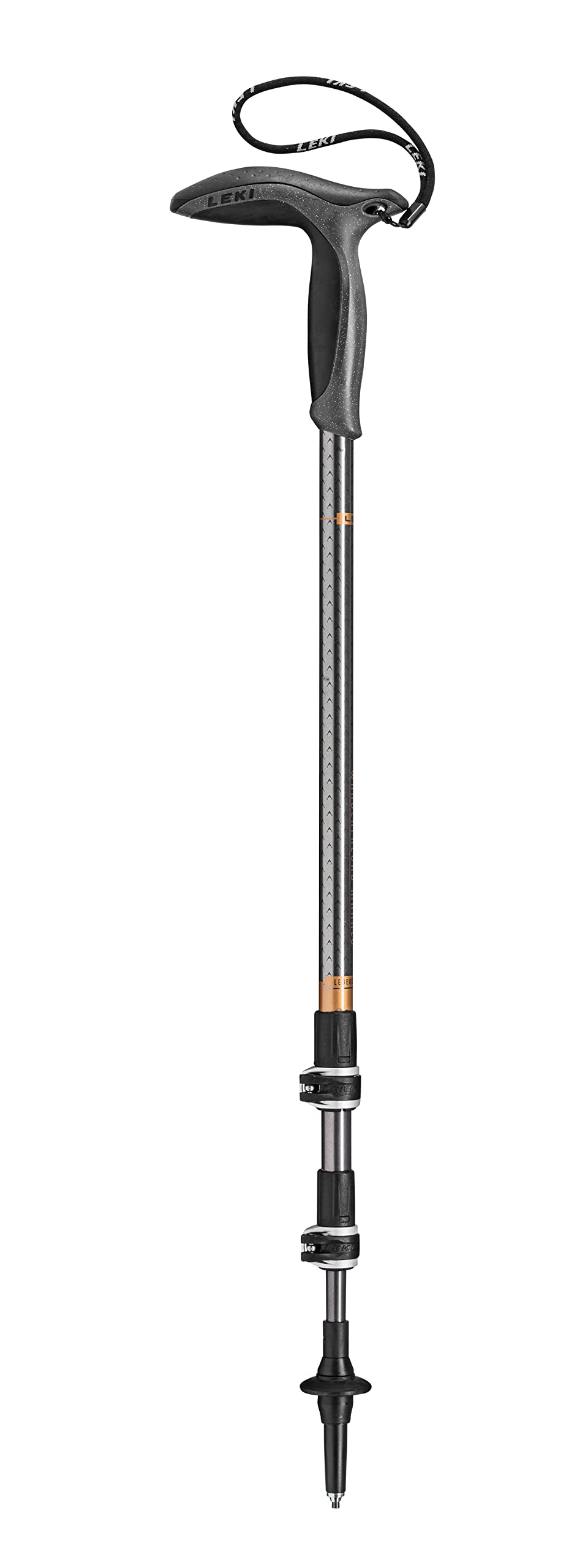 LEKI Wanderfreund Makalu adjustable hiking pole with 90-120 cm range for versatile trekking use