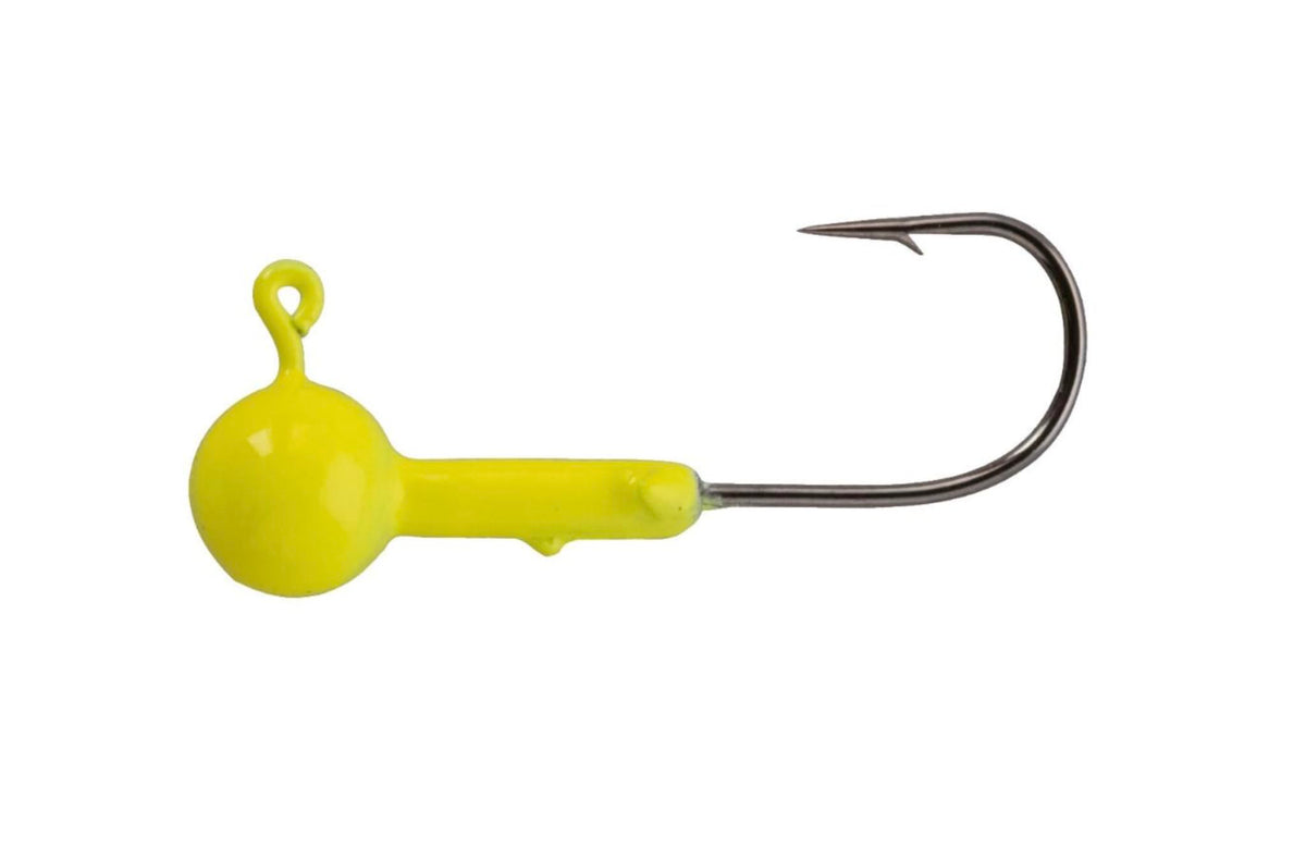 Leland Lures DC 1/32 jig heads chart for crappie jigging, balanced and lightweight