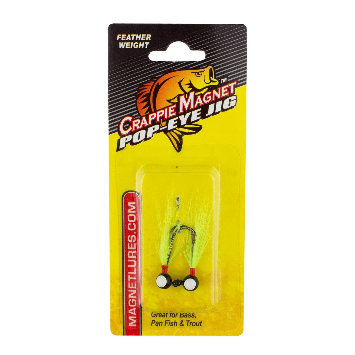 Leland Lures Pop Eye Jig 1/16 oz chart — lifelike action to attract crappie and panfish