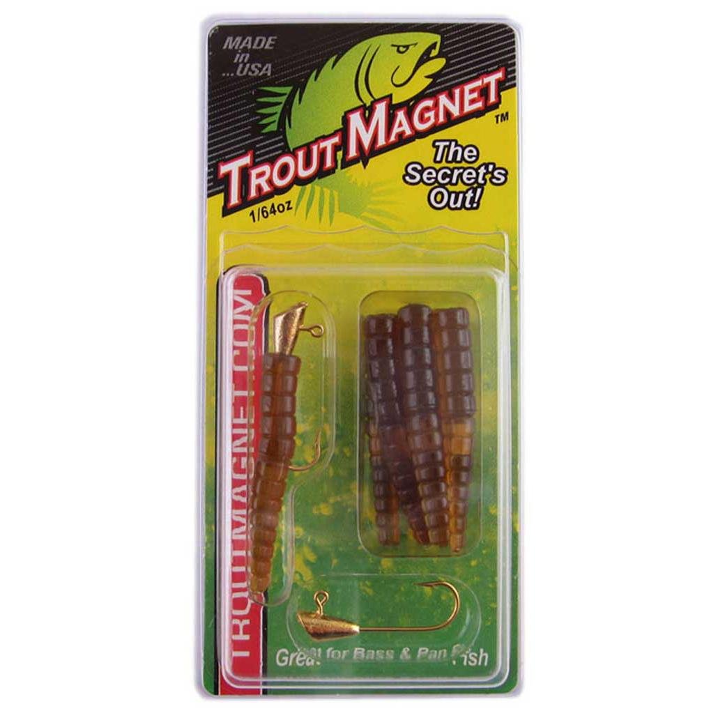 Leland Lures Trout Magnet Gold Glitter; enhances visibility in streams for effective downstream fishing