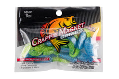 Leland Lures slab curly tail mermaid lure with vibrant color for slow, enticing retrieves