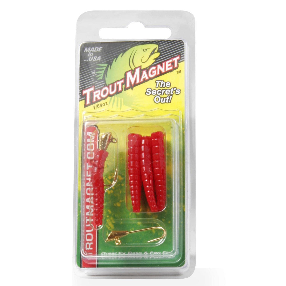 Leland Trout Magnet Yellow lure displays horizontal fall for natural stream presentation
