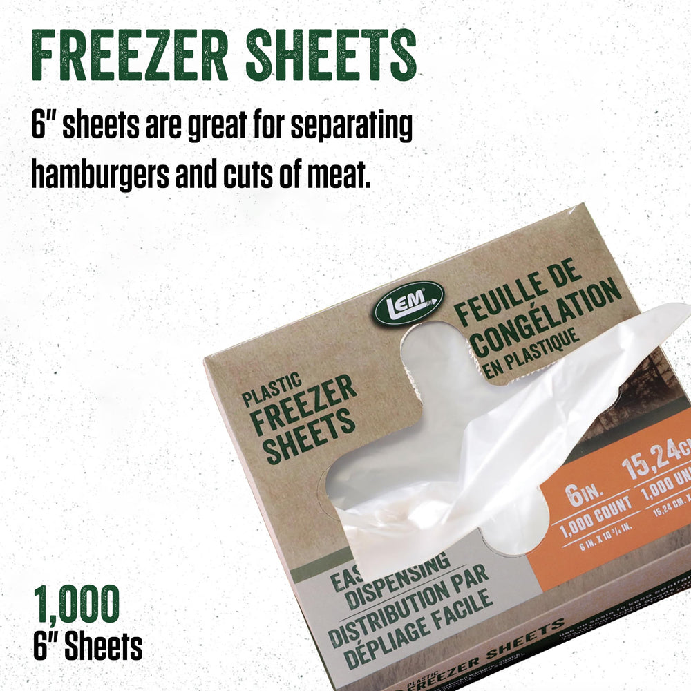 LEM freezer sheets close-up reveals non-porous greaseproof surface