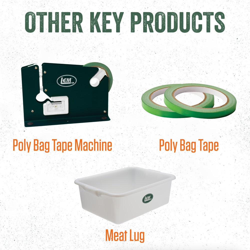 LEM Wild Game Bags space to write date and weight for traceability.