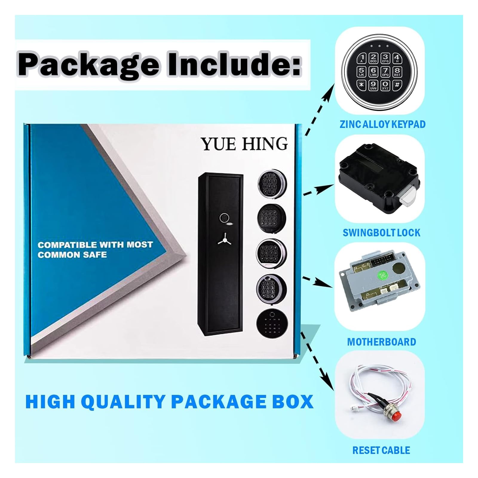 LEMOORE safe lock PCB motherboard demonstrates electromagnetic control