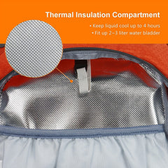 Lemuvlt Small Hiking Daypack 15L side mesh pockets for easy water bottle access