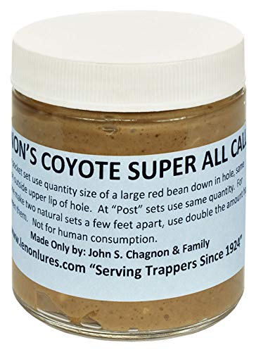Lenon Lures Coyote Super All Call 4 oz bottle lure for predator calls
