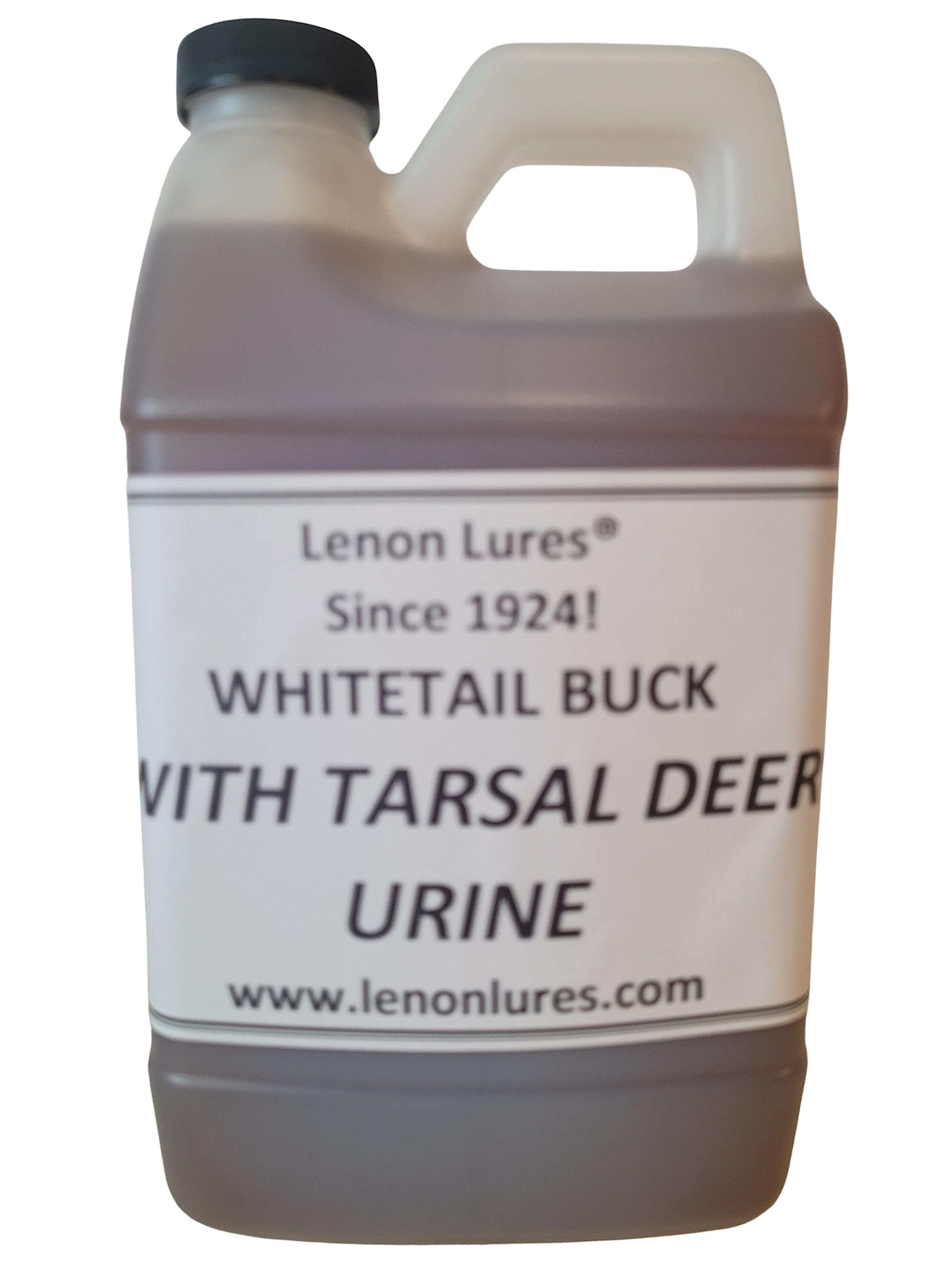 Lenon Lures whitetail buck urine with tarsal gland bottle for deer attraction and scent marking