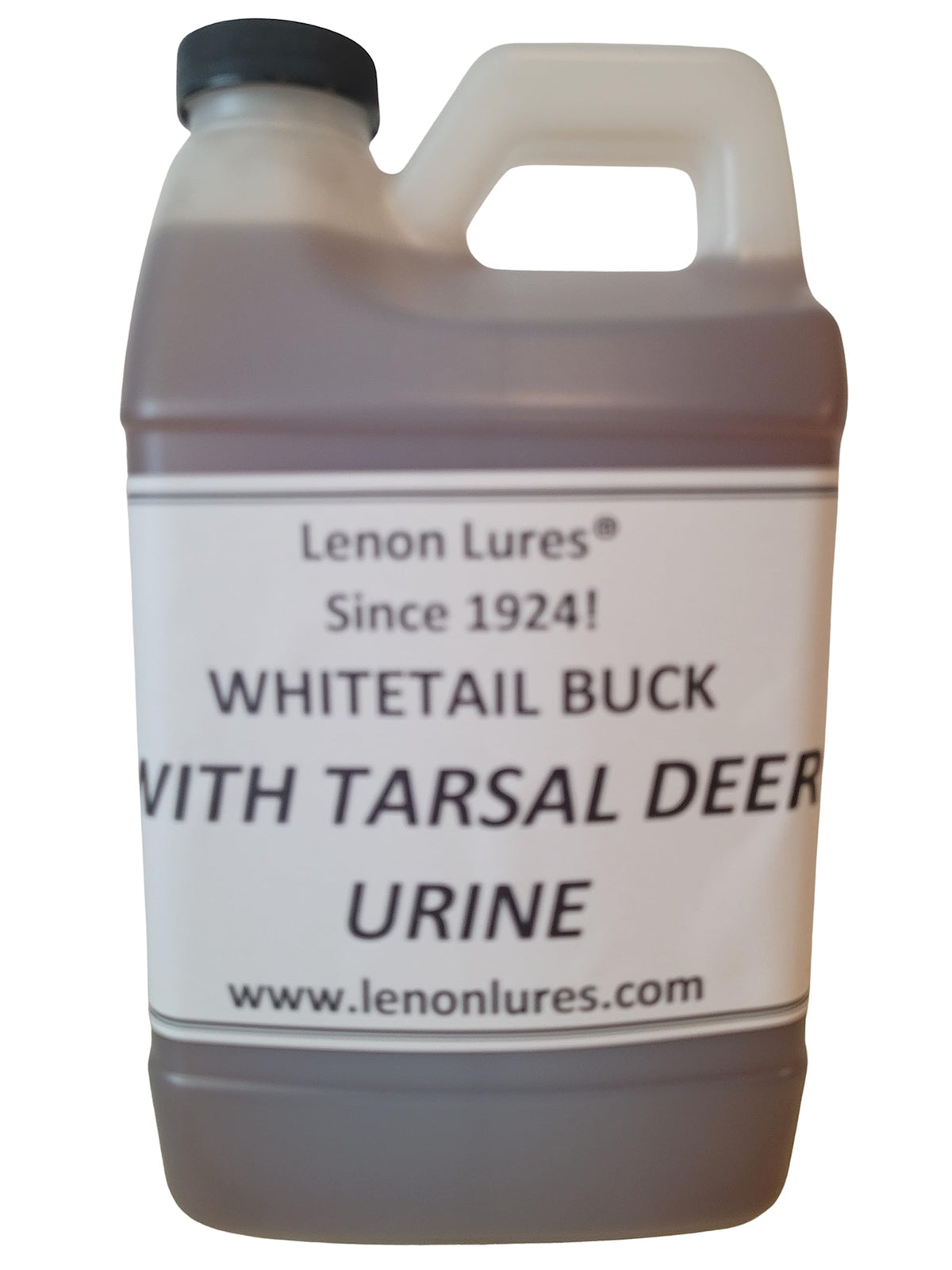 Lenon Lures whitetail buck urine with tarsal gland bottle for deer attraction and scent marking