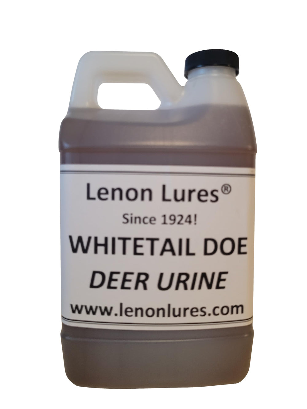 Lenon Lures Whitetail Doe Urine Half Gallon, scent lure to attract deer