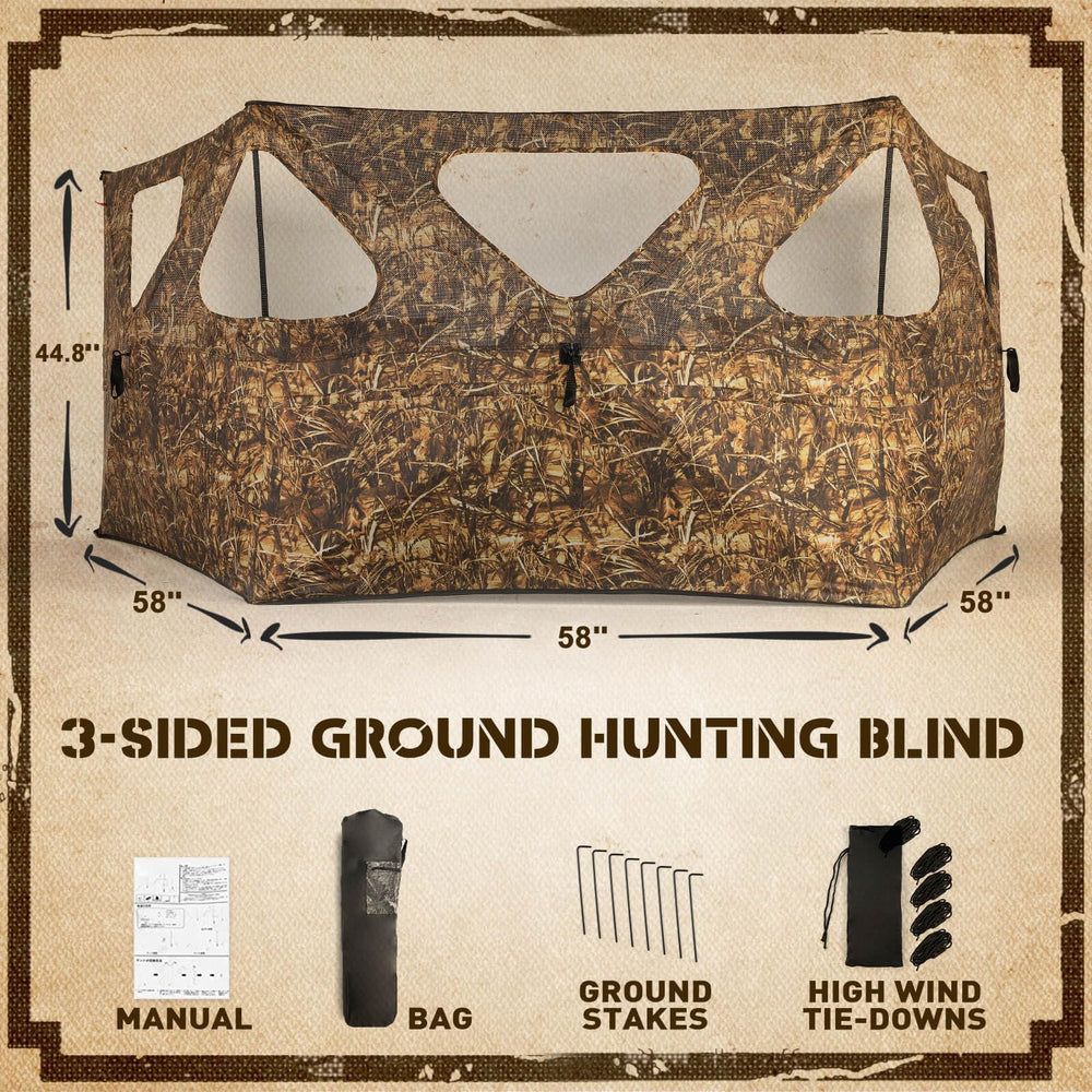 Lenotos ready-to-use design lets you adapt quickly to new hunting spots.
