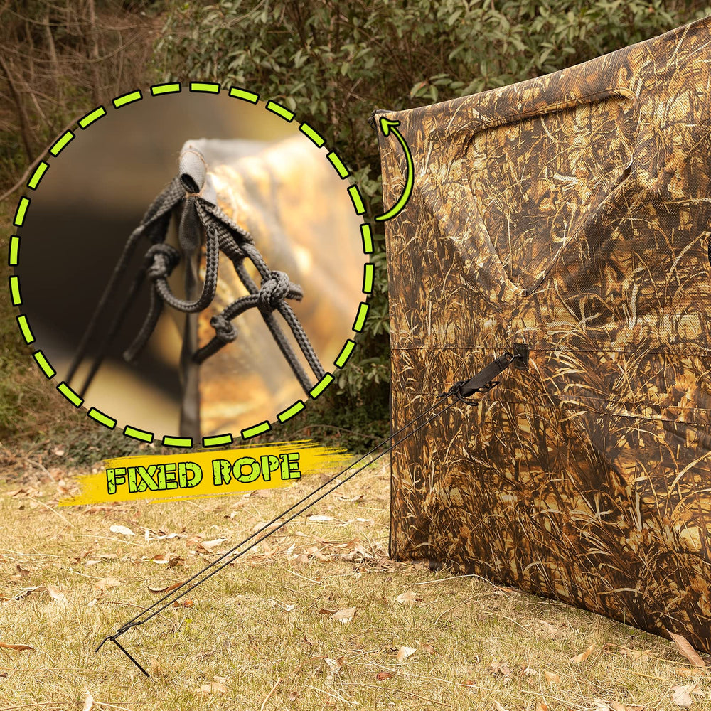 Lenotos versatile blind performs well in woods, fields, or wetlands.