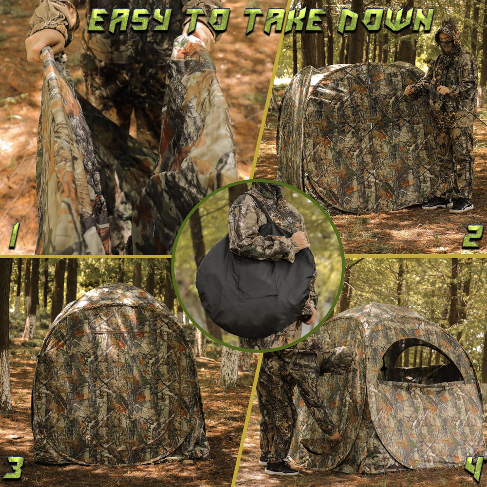 Lenotos hub-frame durability in windy conditions for stable concealment