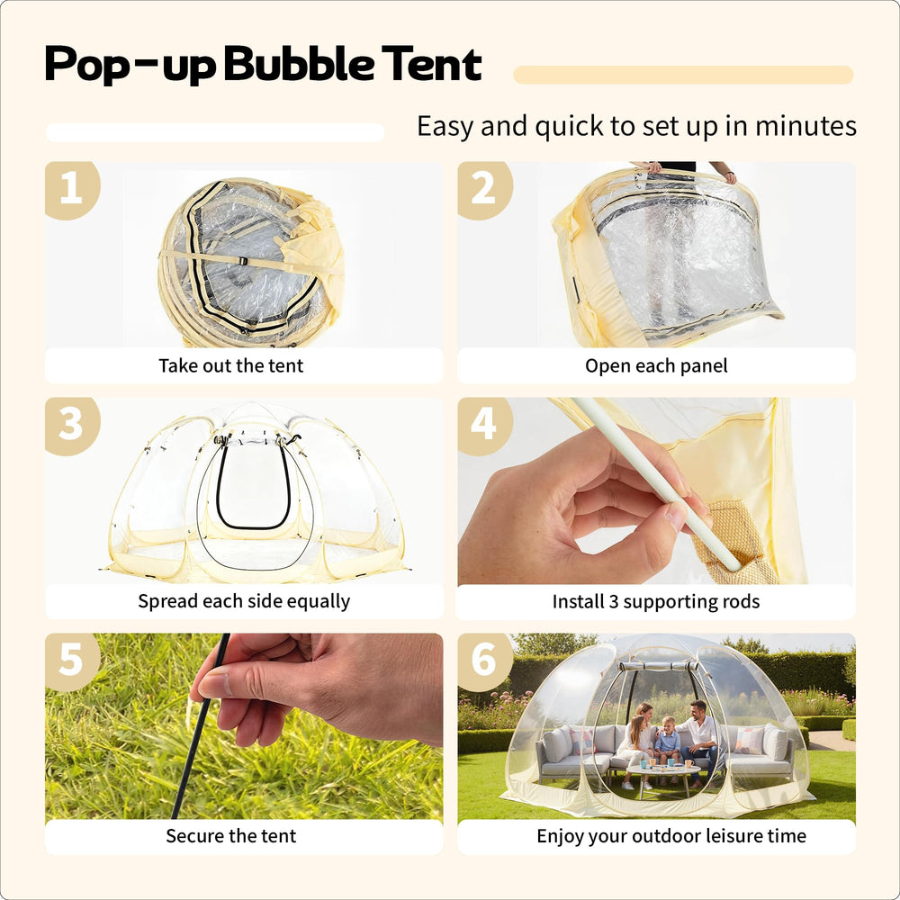 Lenotos Pop Up Igloo shows quick setup for fast shelter.