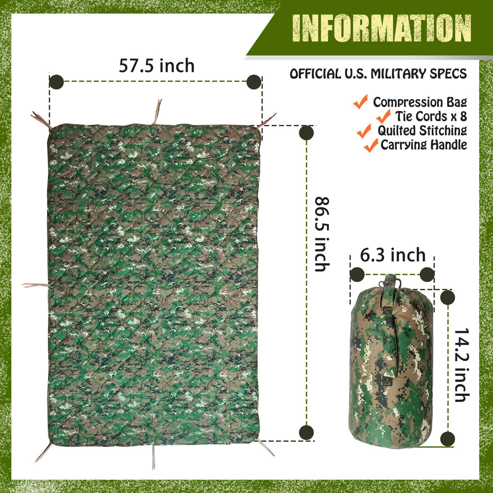 Lenotos Woobie Blanket ready for camping with multiuse versatility.