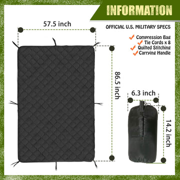 Lenotos Woobie Blanket water-resistant-fabric keeps you dry in wet conditions