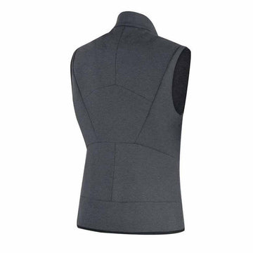 Lenz Heat Vest 2.0 Velcro attachment illustrating adjustable heat zones.