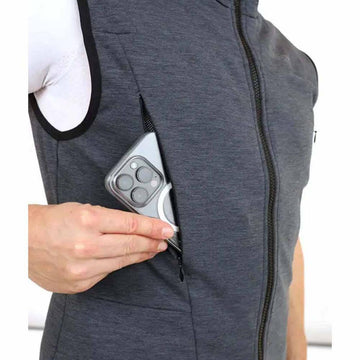Lenz Heat Vest 2.0 shown as machine washable at 30°C.