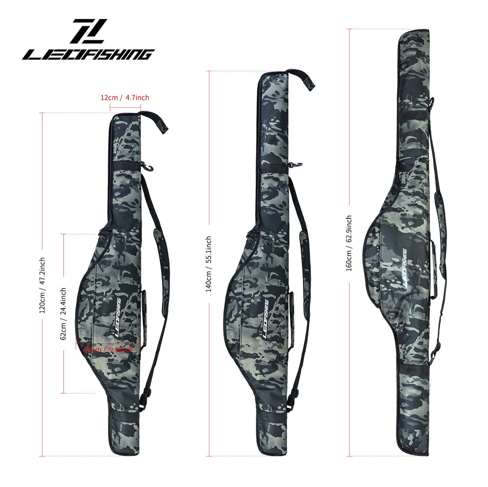 LEOFISHING pole bag 140cm size ready for transport