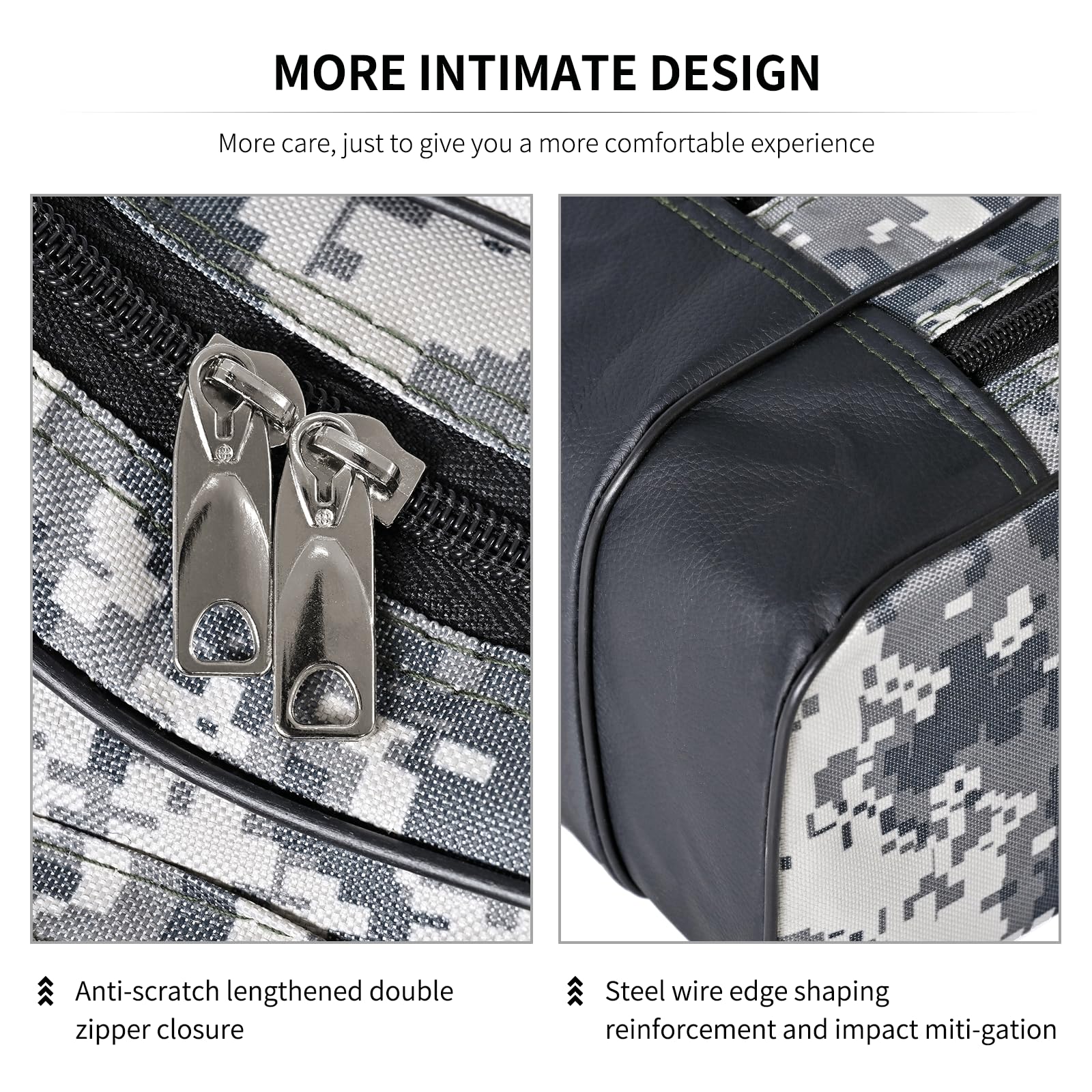 LEOFISHING bag side pocket keeps lures and small items within reach
