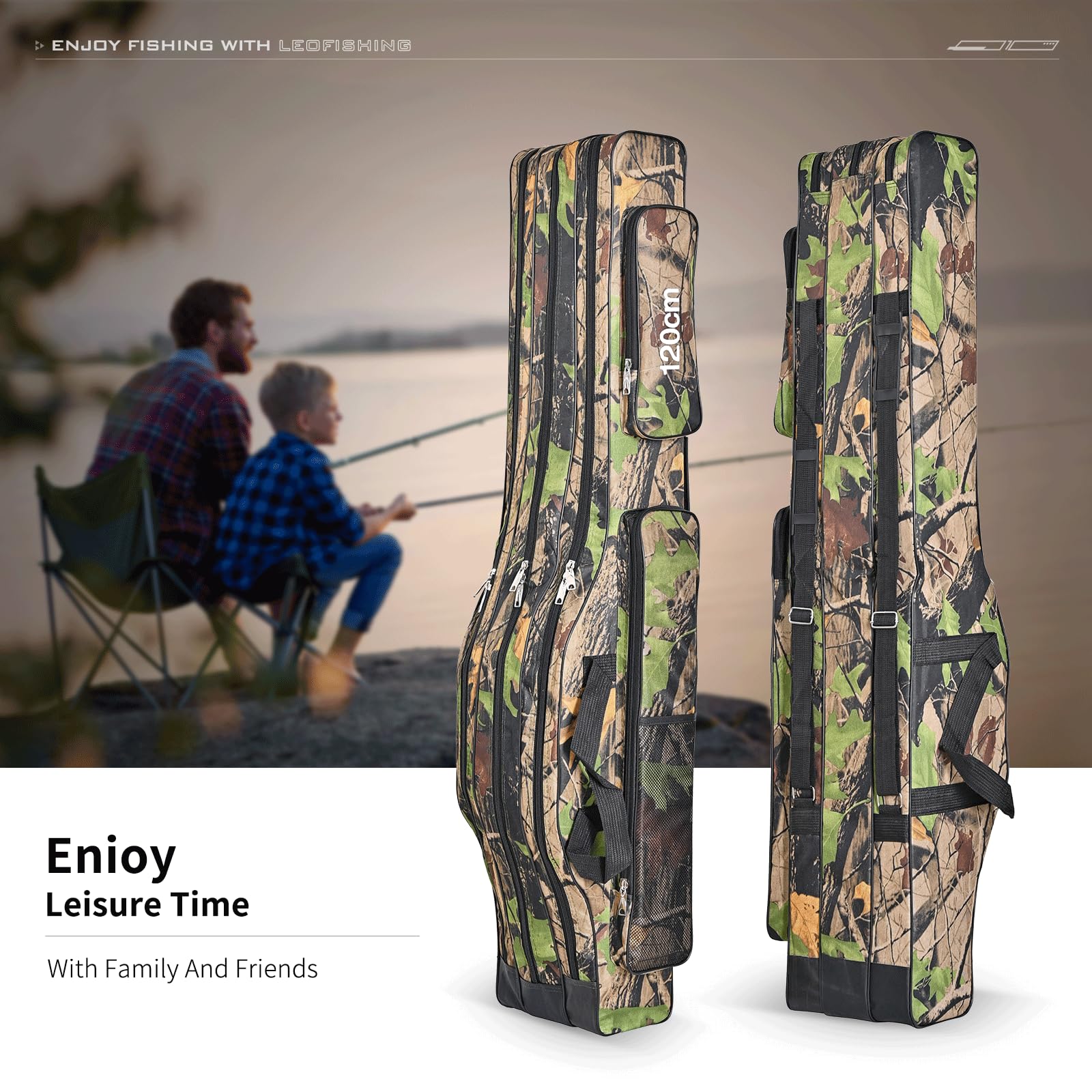 LEOFISHING bag waterproof-taped edges guard equipment in wet conditions