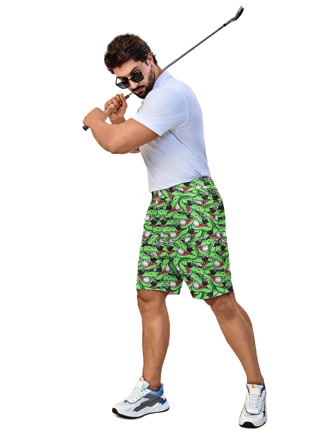XL LEOPOM Alligator shorts offer a comfortable, full-range fit.