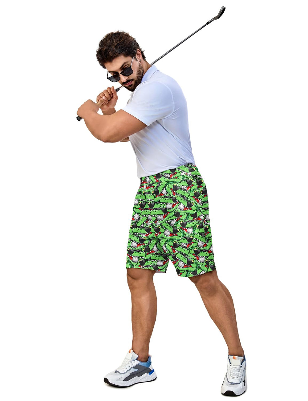 XL LEOPOM Alligator shorts offer a comfortable, full-range fit.