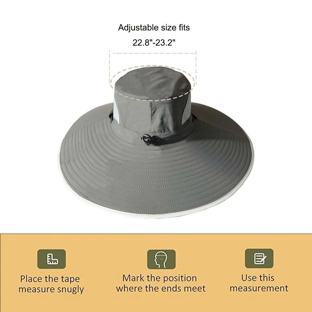 Leotruny hat care tip showing brim reshaping after transit