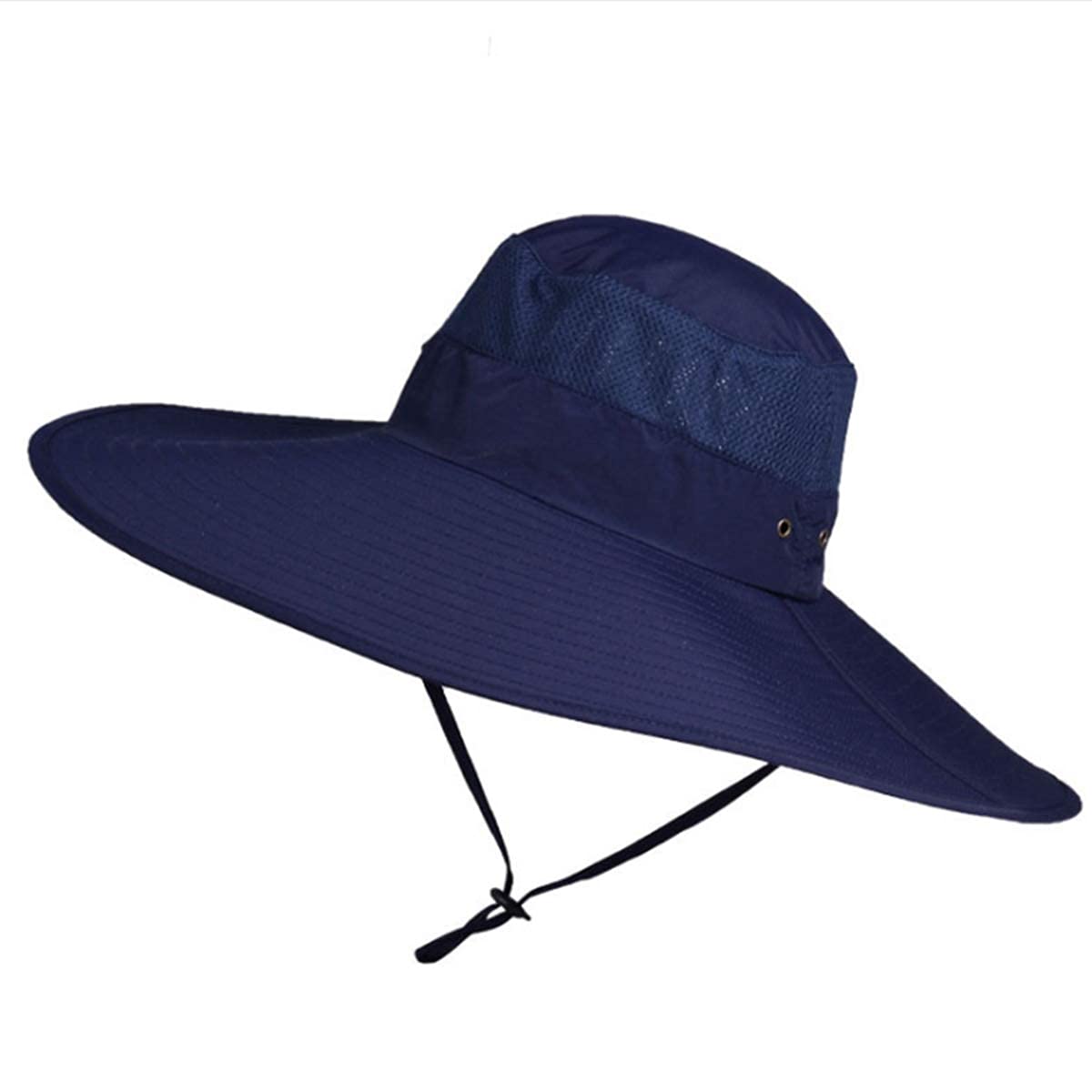 Leotruny navy adjustable chin strap ensures secure fit during windy activities.