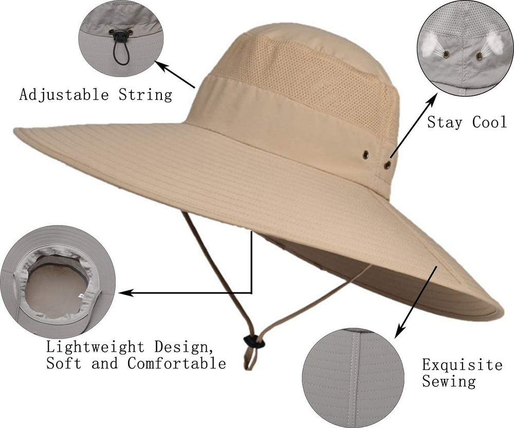 Leotruny lightweight, crushable, and floatable hat for easy packing.