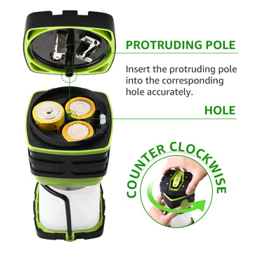Lepro LE 1000LM lantern emergency-use lighting during outages.