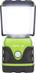 Lepro 1000LM lantern hanging hook enables hands-free campsite lighting.