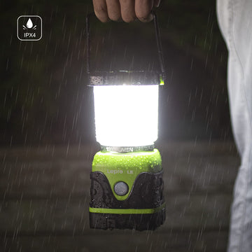 Lepro LE 1000LM lantern IPX4 waterproof rating ideal for outdoors.