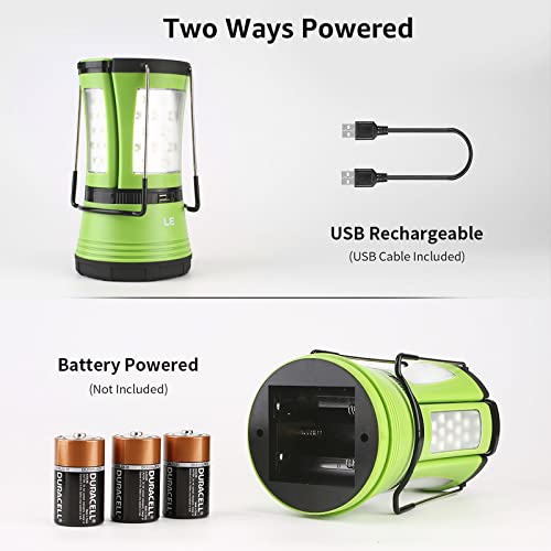 Lepro LED camping lantern provides a 360-degree beam for full coverage.