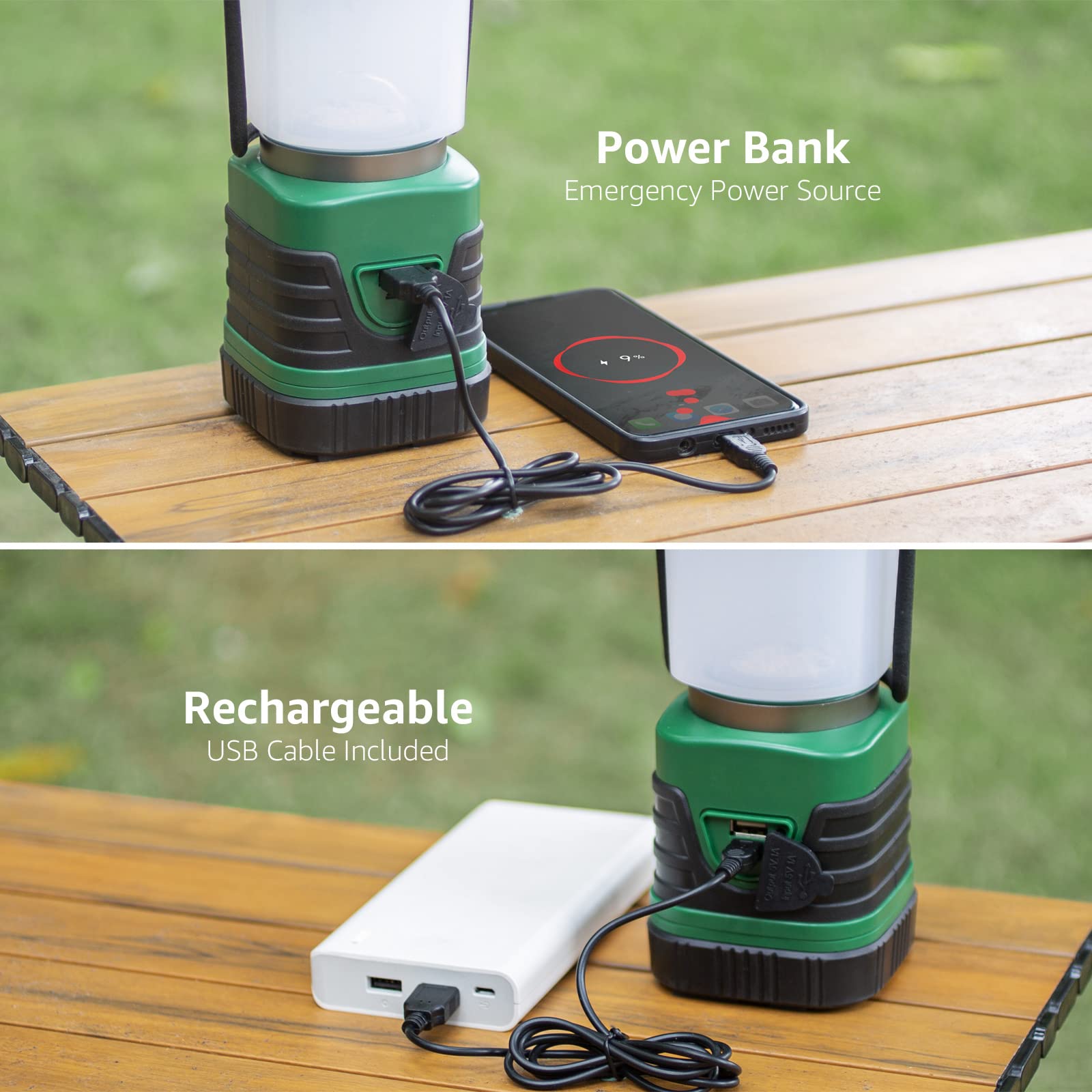 Lepro Lighting EVER lantern with four modes for adaptable brightness and ambiance.