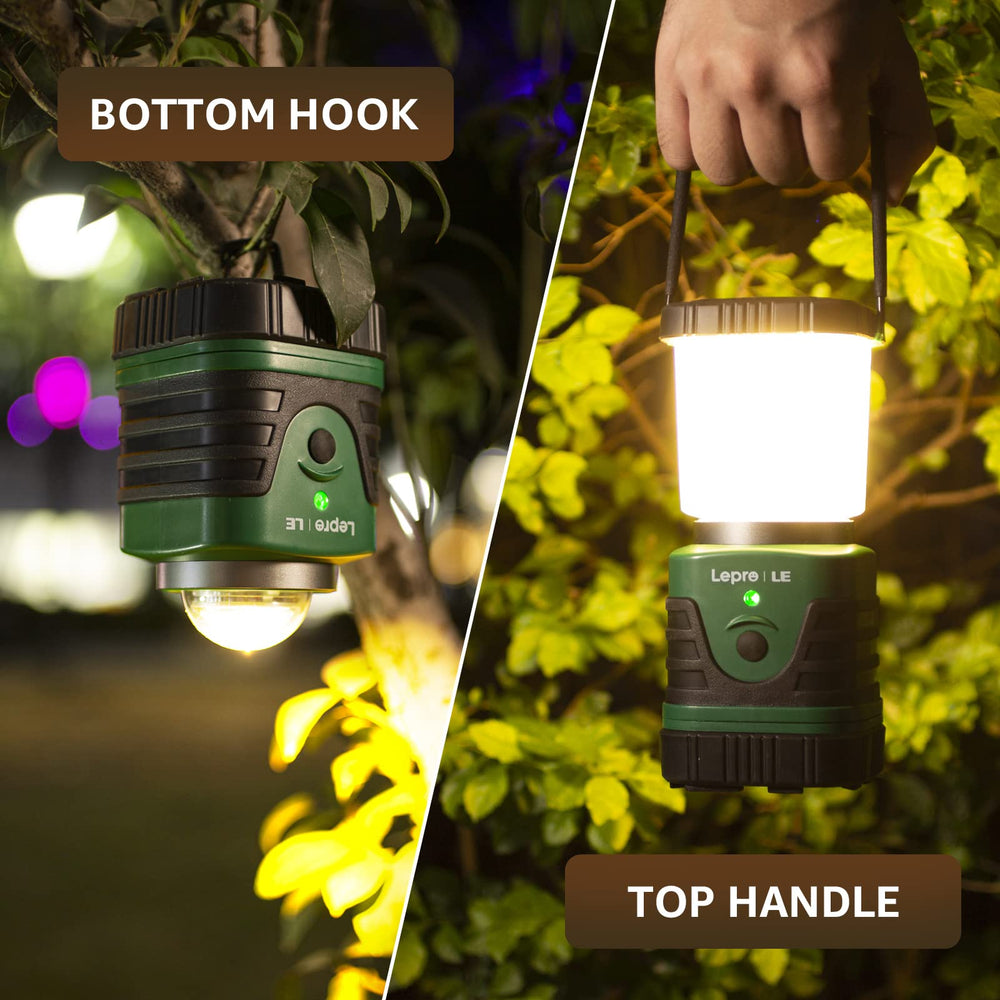 Lepro Lighting EVER lantern suitable for camping, hiking, emergencies, and home use.
