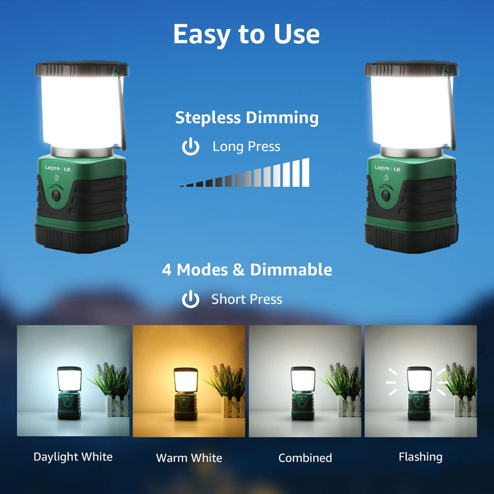 Lepro Lighting EVER lantern IP44 waterproof design for rain or splashes during outdoor activities.